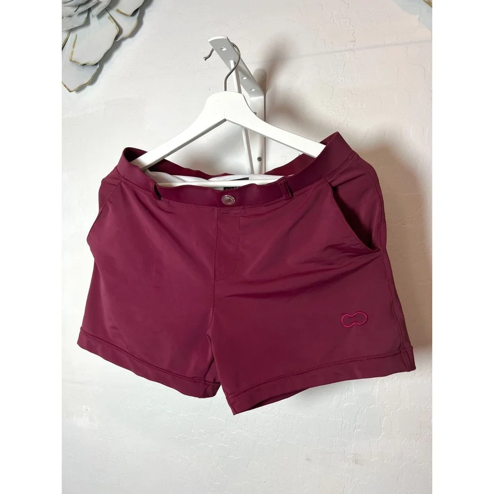 2Eros Bondi Mens Mid-Thigh Swim Short in Eco-Fabric size XL  Burgundy